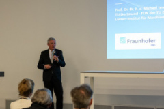 Prof. ten Hompel bei seinem Vortrag